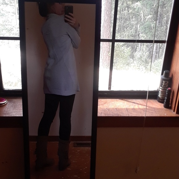 Light gray long cardigan - Picture 5 of 6